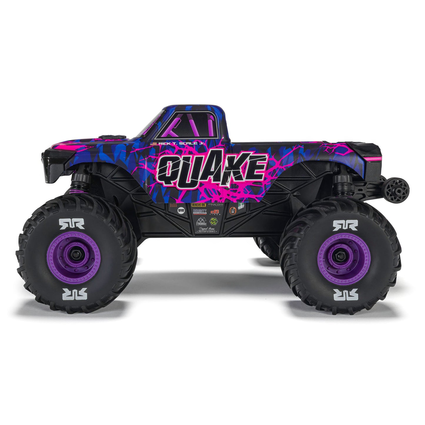 1/16 Quake Grom 4x4 RTR Brushed Monster Truck, Purple - Battery & Charger Included PREORDER
