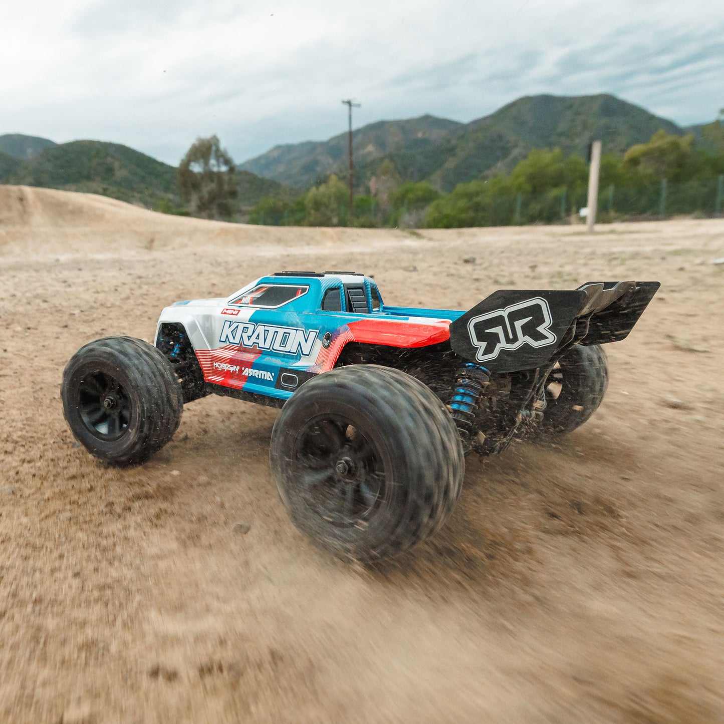 1/16 Mini KRATON 3S DSC 4X4 RTR Brushless Speed Truck - Red/Blue