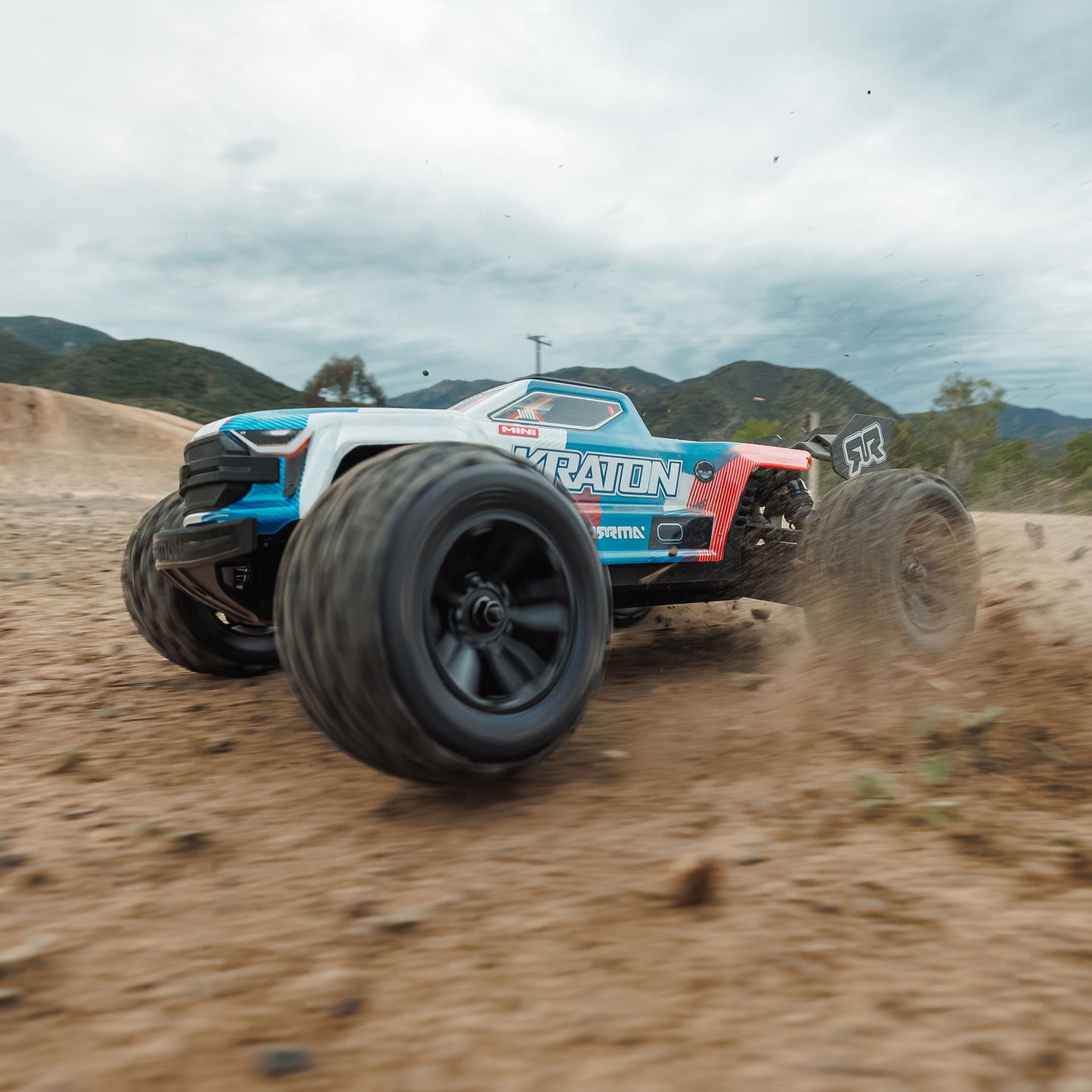 1/16 Mini KRATON 3S DSC 4X4 RTR Brushless Speed Truck - Red/Blue