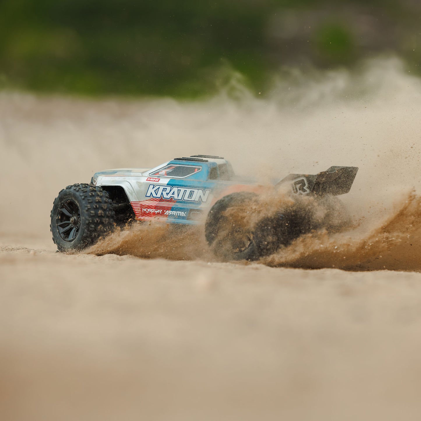 1/16 Mini KRATON 3S DSC 4X4 RTR Brushless Speed Truck - Red/Blue