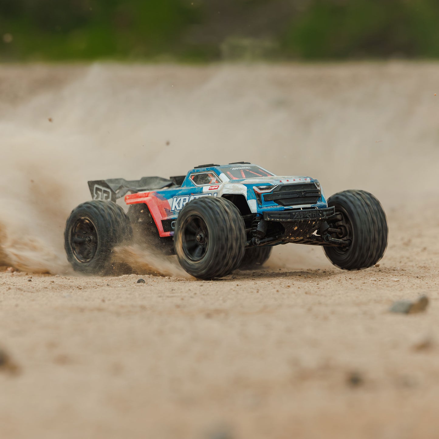 1/16 Mini KRATON 3S DSC 4X4 RTR Brushless Speed Truck - Red/Blue
