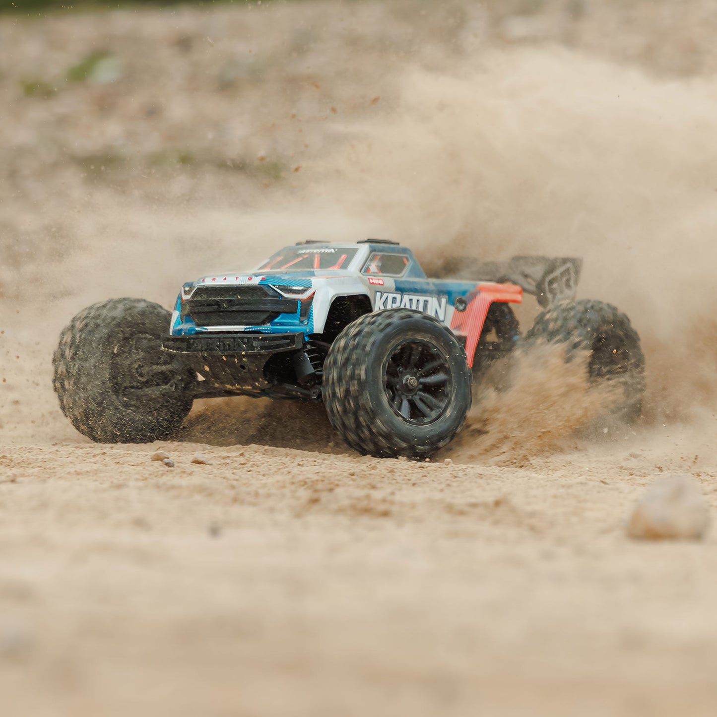 1/16 Mini KRATON 3S DSC 4X4 RTR Brushless Speed Truck - Red/Blue