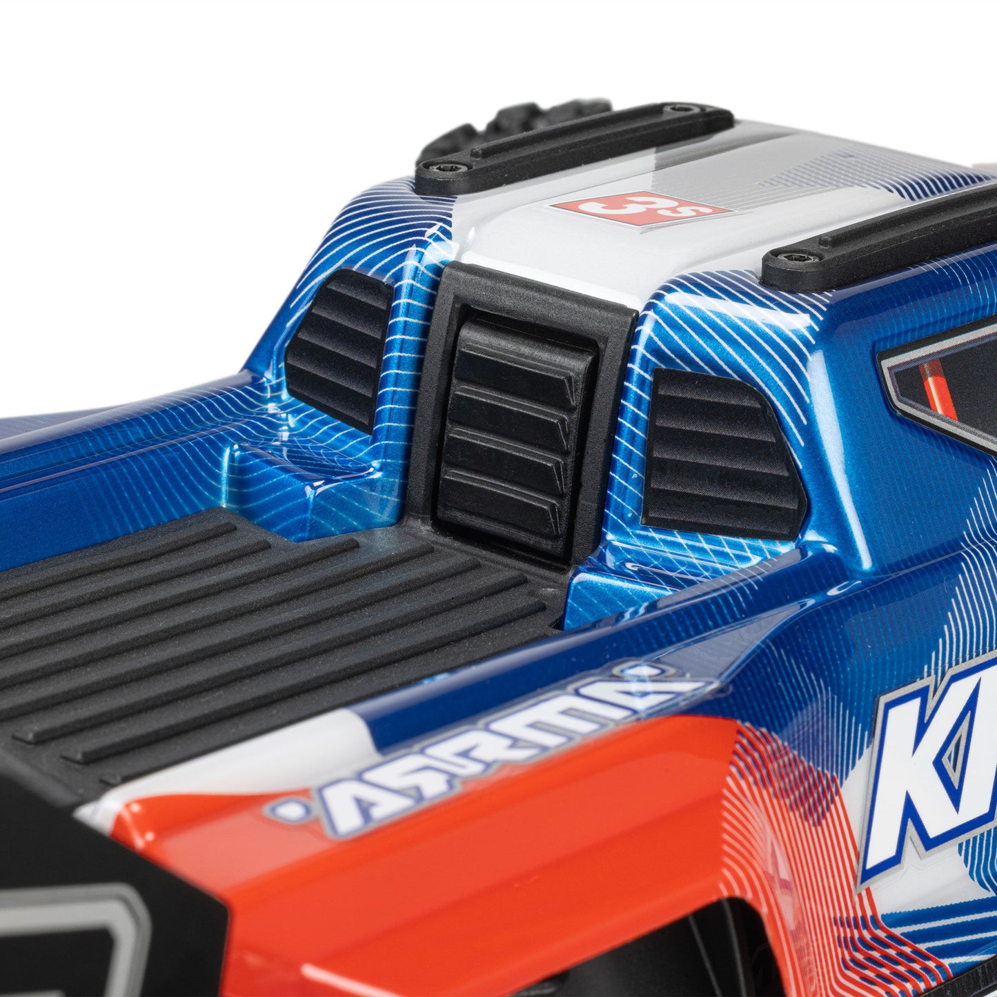 1/16 Mini KRATON 3S DSC 4X4 RTR Brushless Speed Truck - Red/Blue