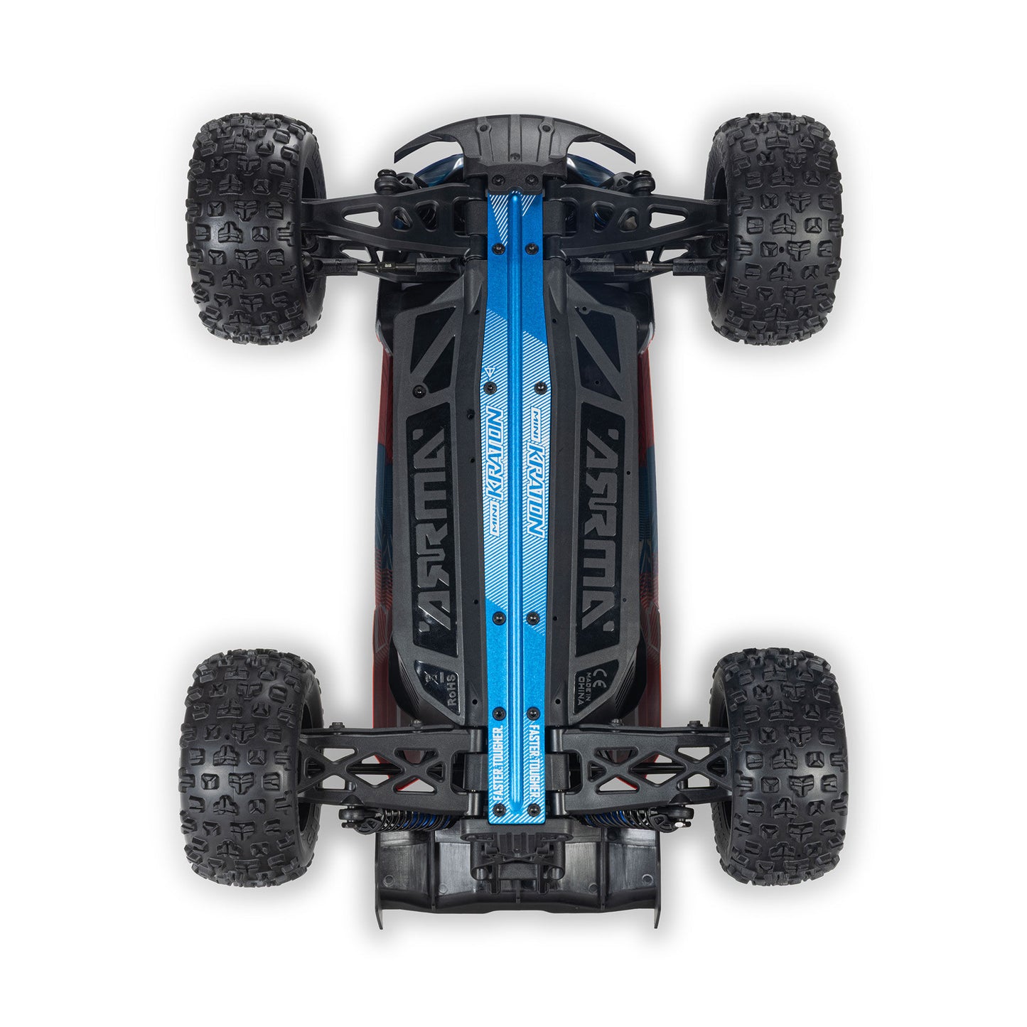 1/16 Mini KRATON 3S DSC 4X4 RTR Brushless Speed Truck - Red/Blue