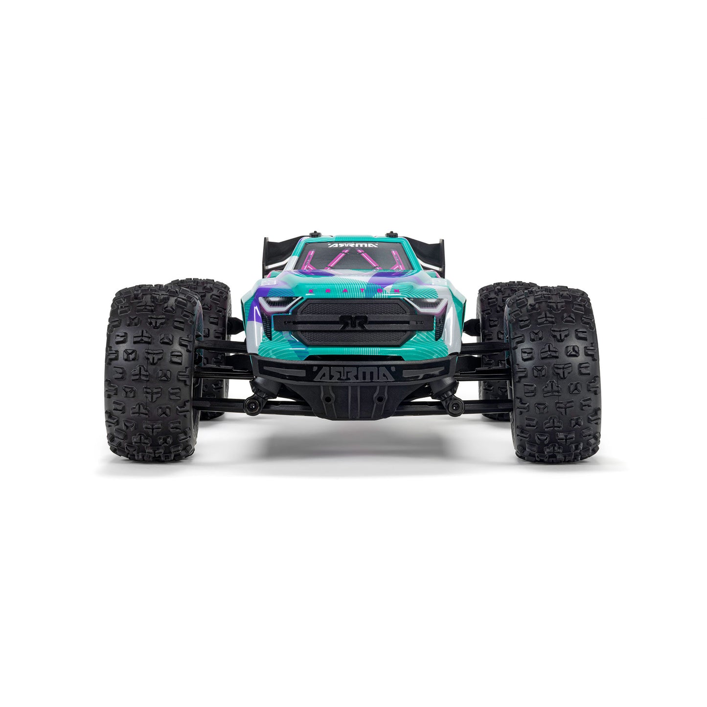 1/16 Mini KRATON 3S DSC 4X4 RTR Brushless Speed Truck - Teal/Pink