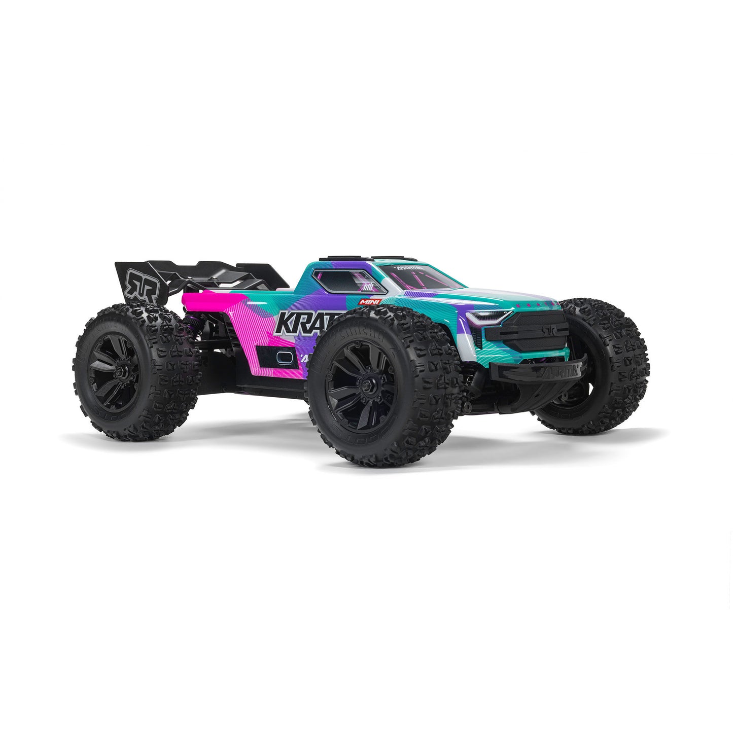 1/16 Mini KRATON 3S DSC 4X4 RTR Brushless Speed Truck - Teal/Pink