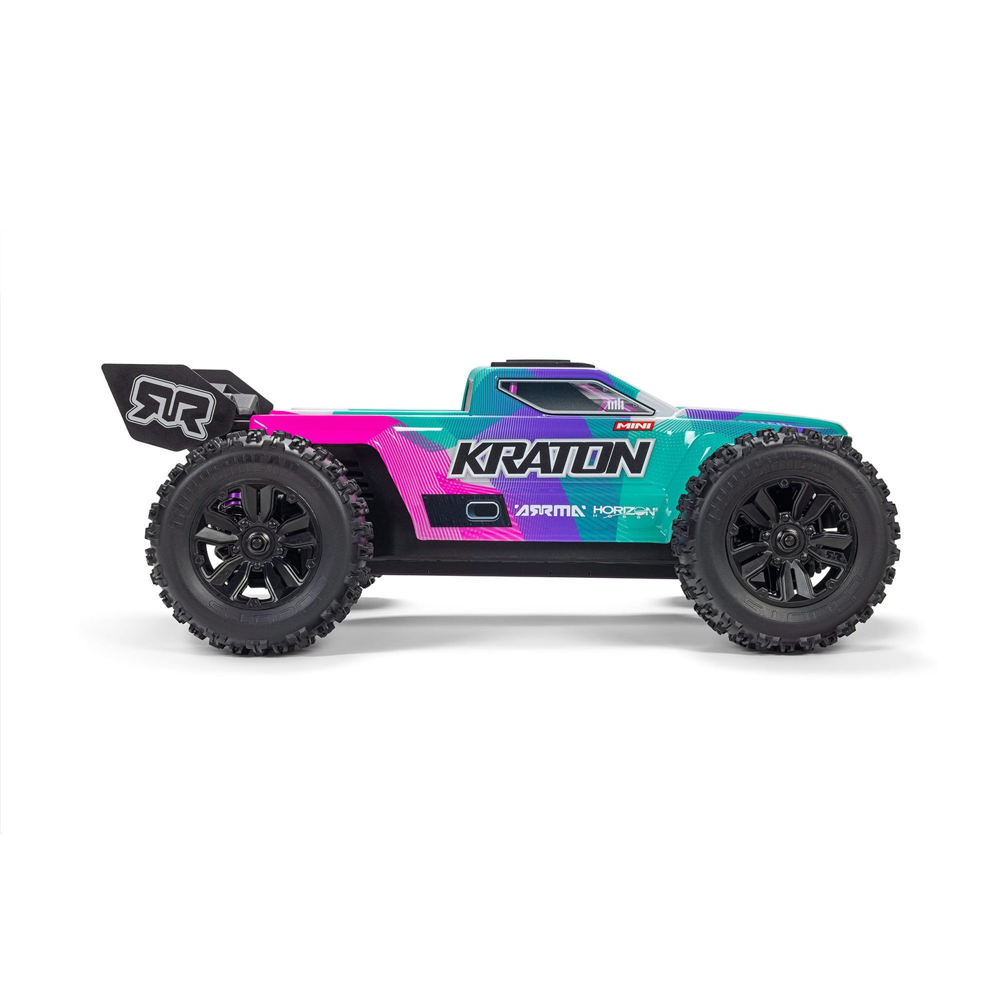 1/16 Mini KRATON 3S DSC 4X4 RTR Brushless Speed Truck - Teal/Pink