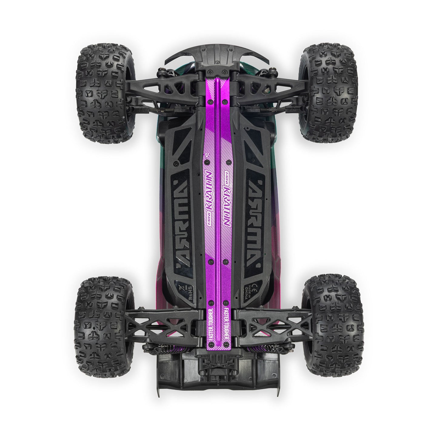 1/16 Mini KRATON 3S DSC 4X4 RTR Brushless Speed Truck - Teal/Pink