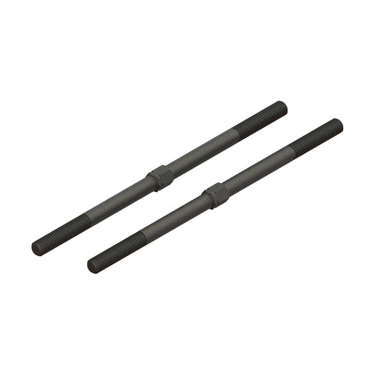 Steel Turnbuckle M6x130mm (Black) (x2)