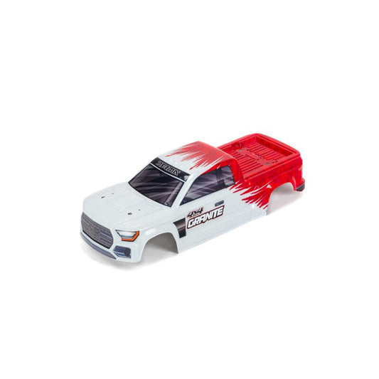 1/10 Painted Body, Red: GRANITE 4X4 MEGA