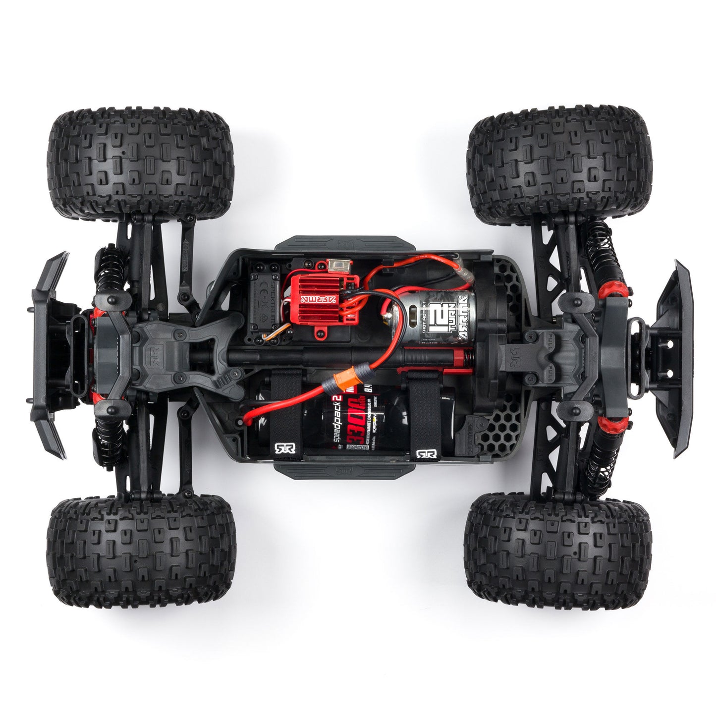 ARRMA GRANITE 4X4 BOOST MEGA 550 Brushed Monster Truck RTR, RED