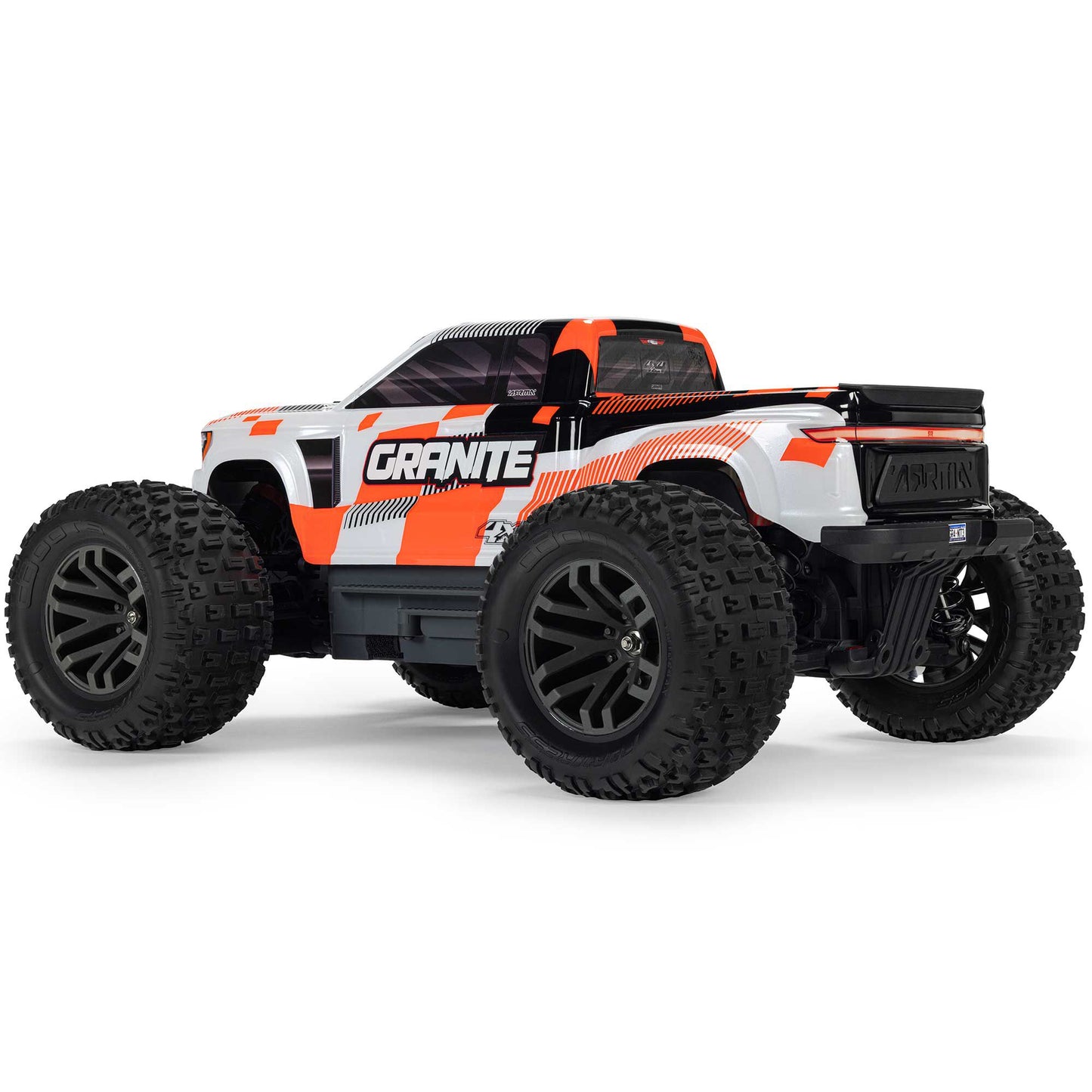 1/10 GRANITE MEGA 665 4X4 RTR Brushed Monster Truck - Orange