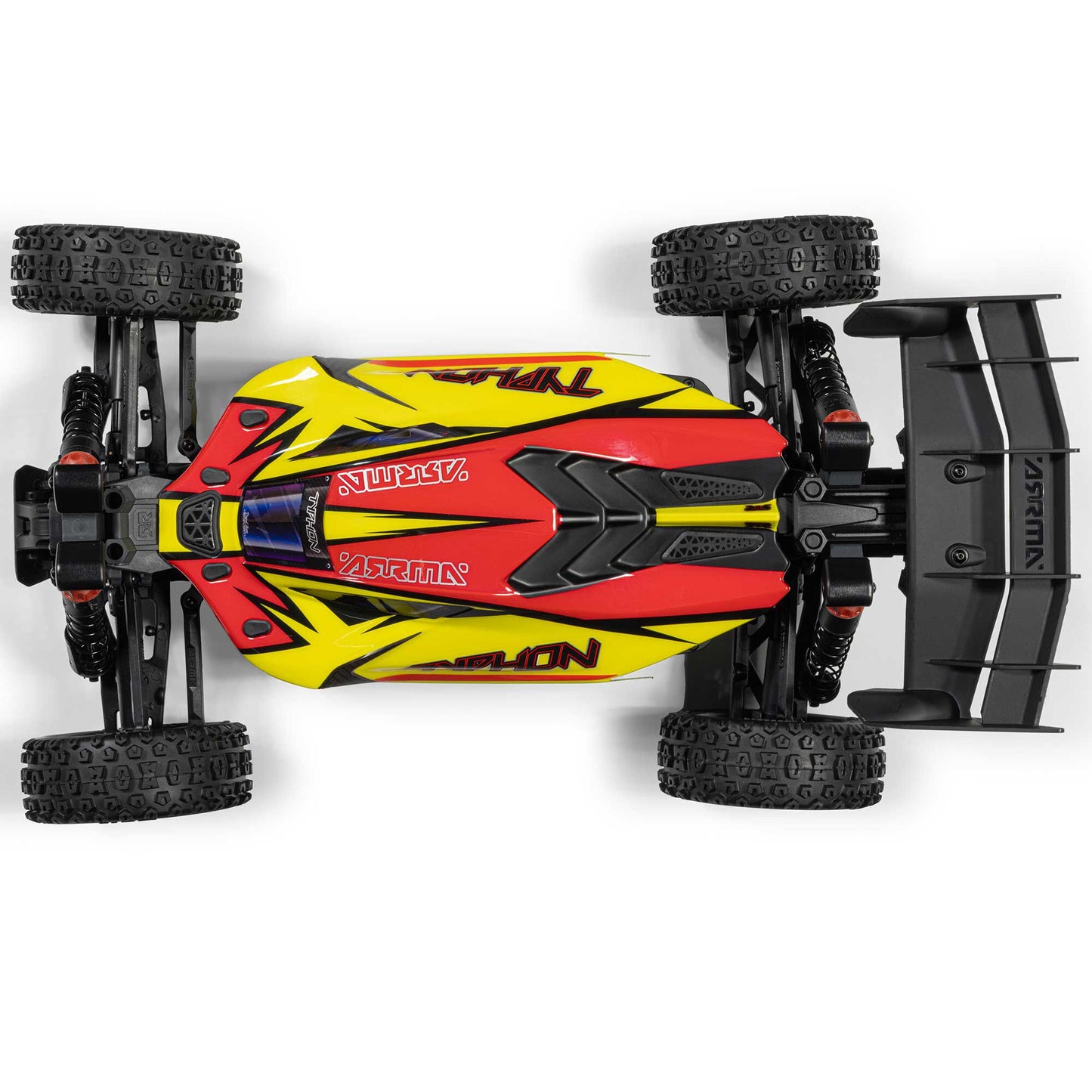 1/8 TYPHON MEGA 665 4X4 RTR Brushed Buggy, Yellow