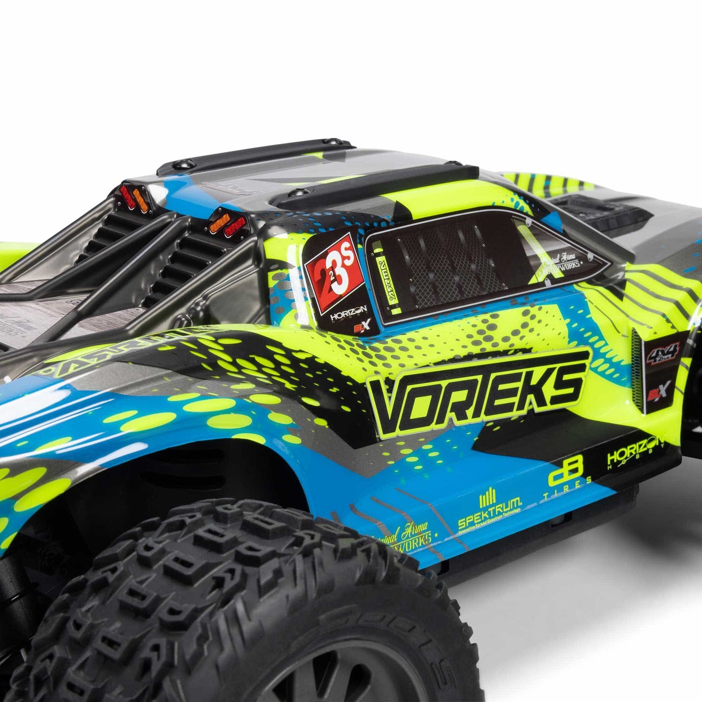 1/10 VORTEKS 223S BLX Brushless 4X4 Stadium Truck RTR with DSC, Teal