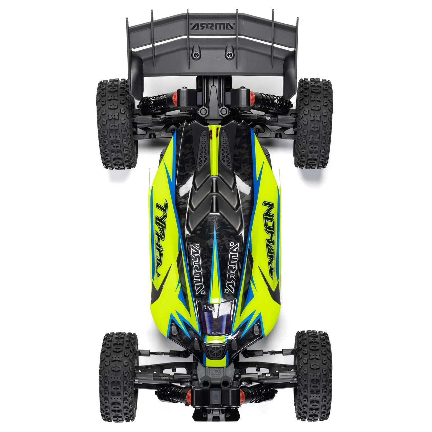 1/8 TYPHON 223S BLX Brushless 4X4 Buggy RTR with DSC, Yellow / Blue
