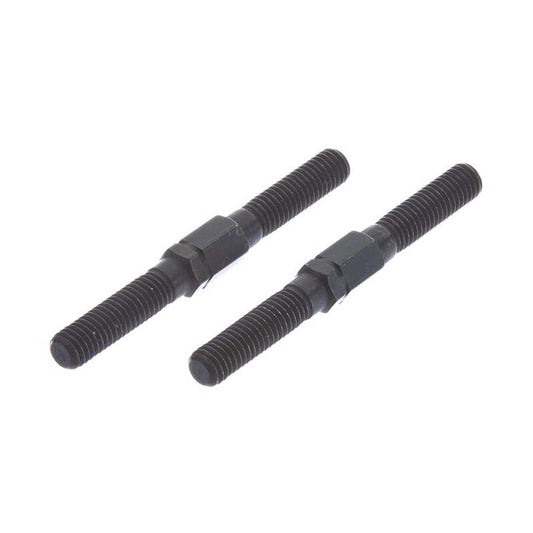 Turnbuckle, 5x50mm Steel Black (x2)