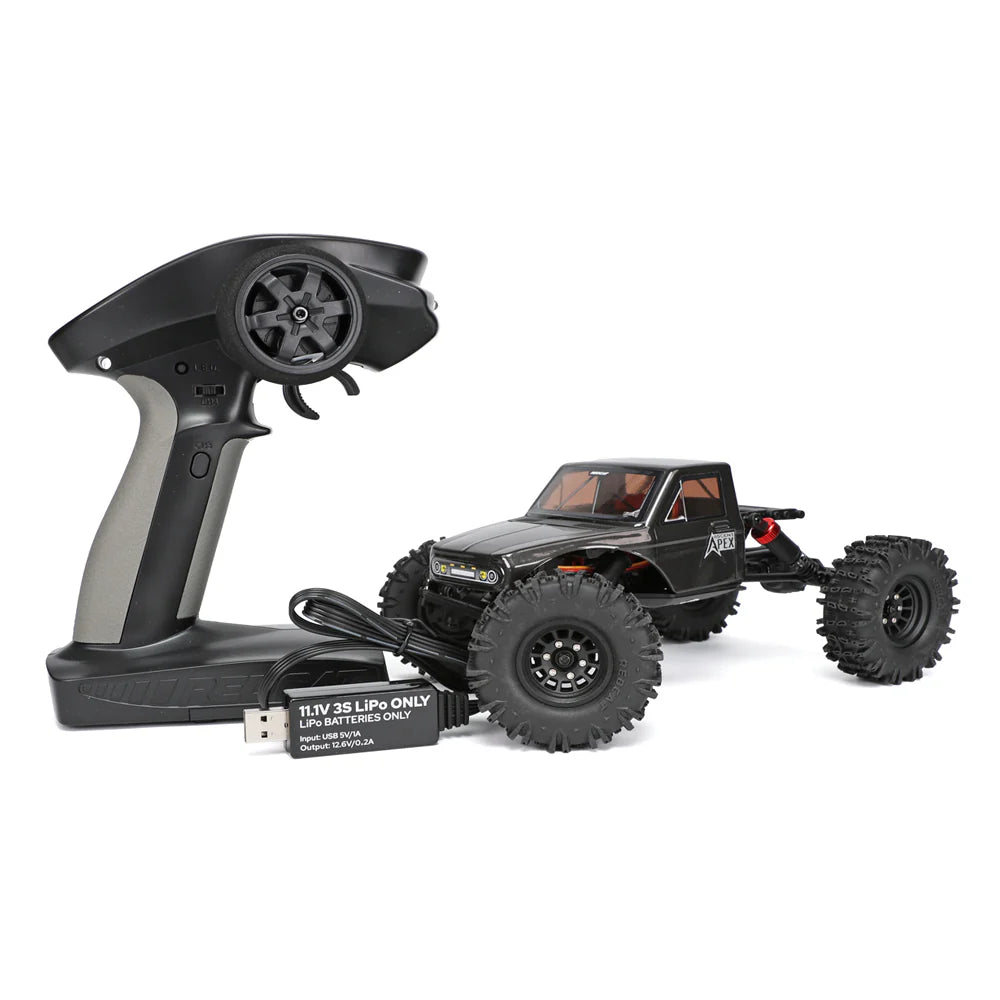 Ascent-18 Apex 1/18 4WD RTR Brushless Rock Crawler (Grey)
