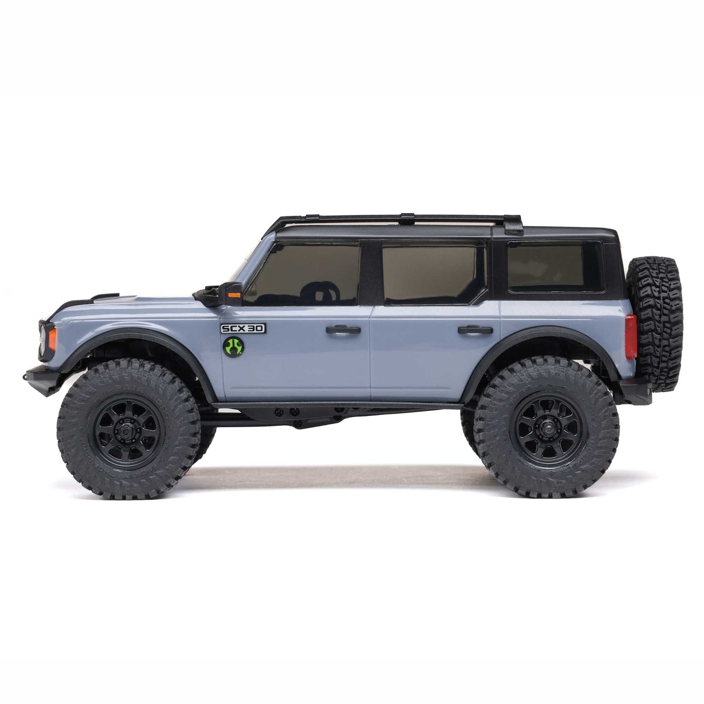 1/30 SCX30 Ford Bronco 4X4 RTR Brushed Rock Crawler - Gray  PREORDER