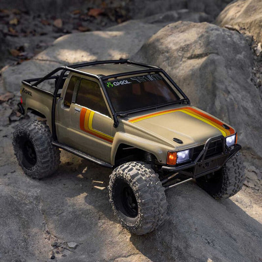 1/10 SCX10 III 1987 Toyota SR5 Brushed 4x4 RTR - Tan