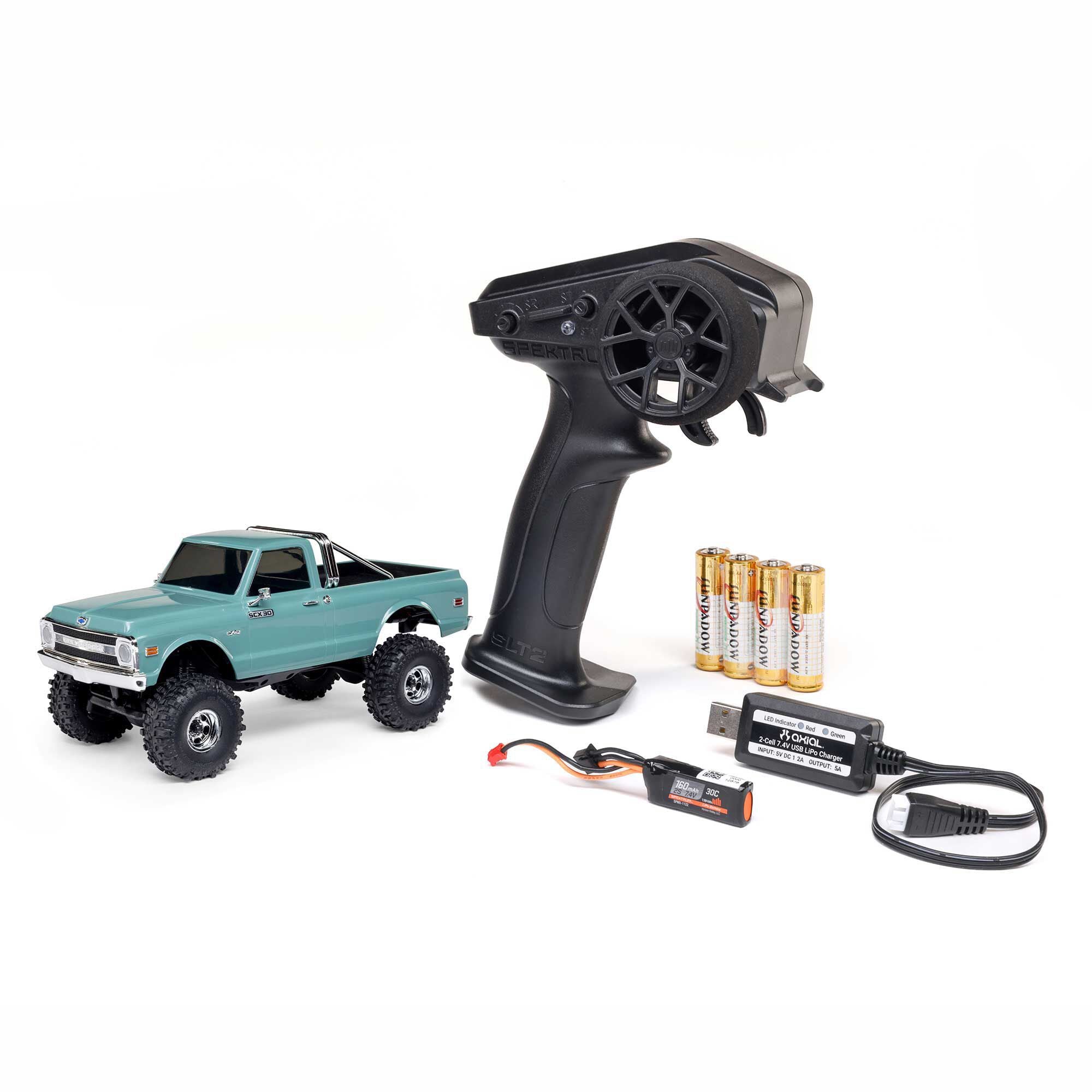 1/30 SCX30 Chevrolet K10 4x4 RTR - Green – Chris's House