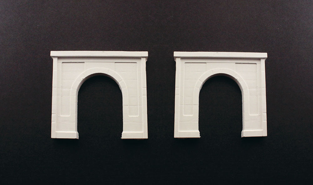 Concrete Single Portal - N Scale