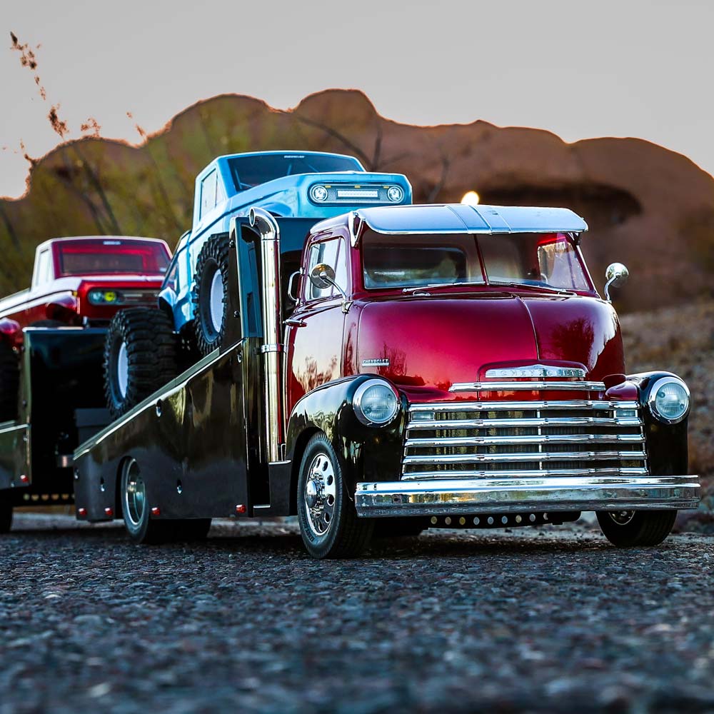 REDCAT CUSTOM HAULER - 1953 CHEVROLET COE - RED