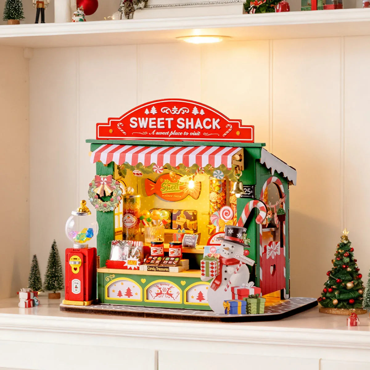 Christmas Candy Stand - DIY Miniature House Kit