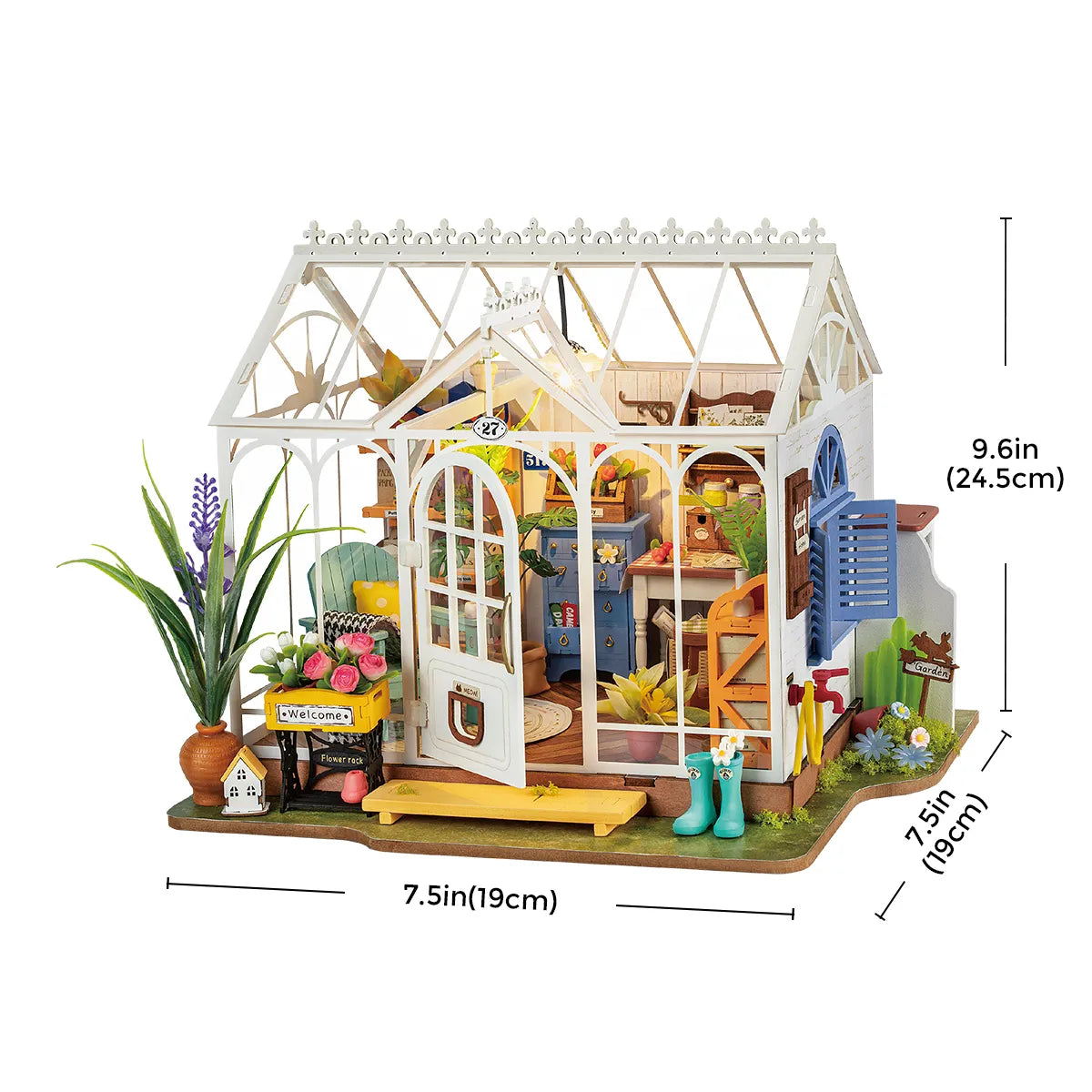 Dreamy Garden House - DIY Miniature House Kit