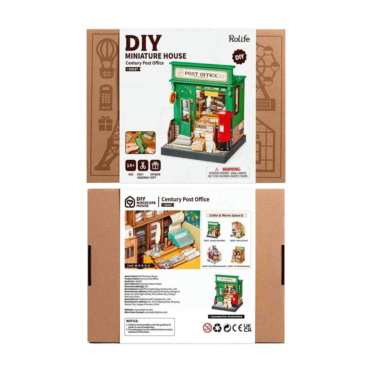 Century Post Office - DIY Miniature House Kit