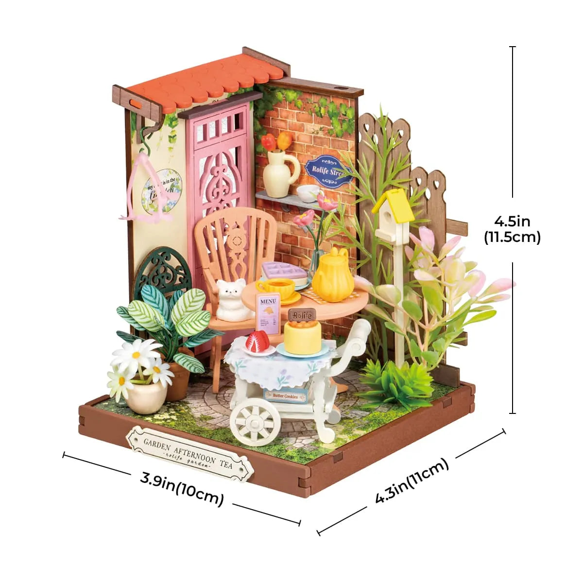 Fancy Tea Yard - DIY Miniature House Kit