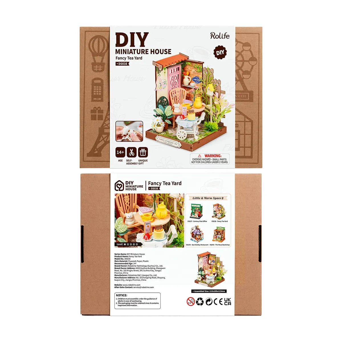 Fancy Tea Yard - DIY Miniature House Kit