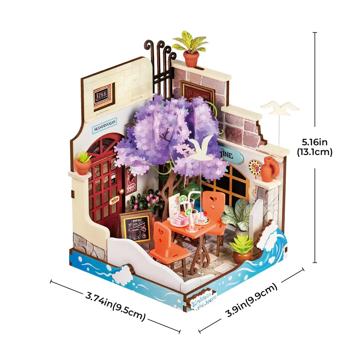 Sea Holiday Restaurant - DIY Miniature House Kit