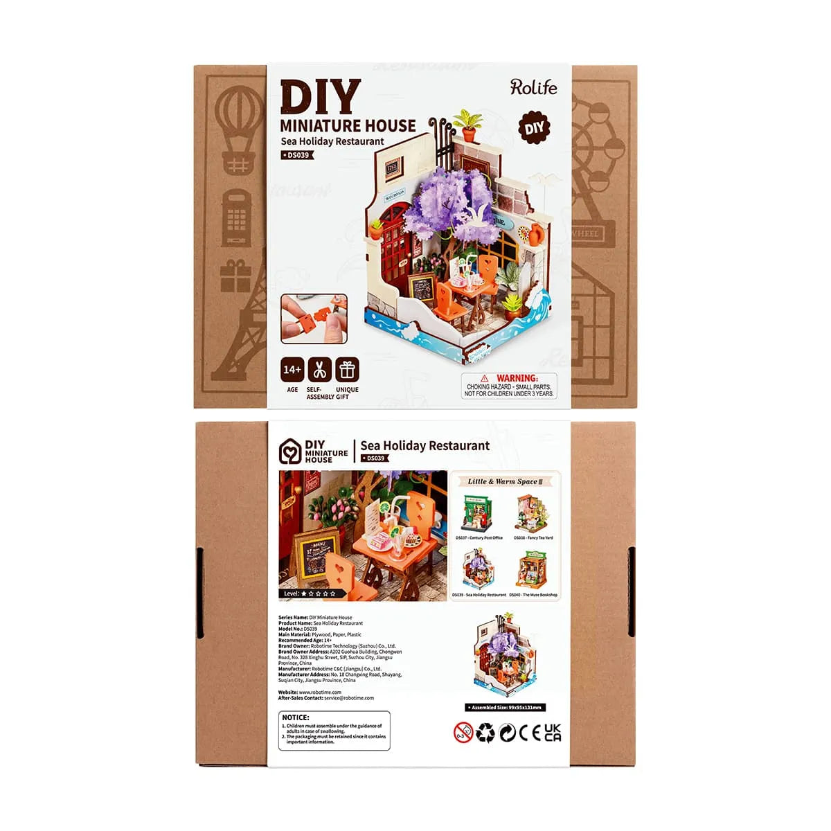 Sea Holiday Restaurant - DIY Miniature House Kit