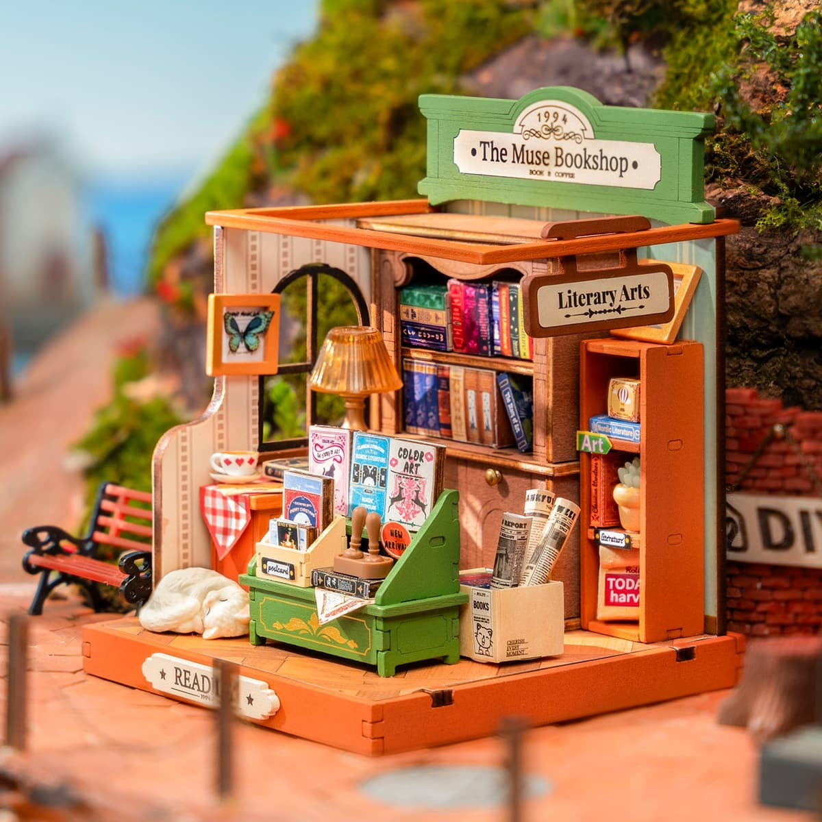 The Muse Bookshop - DIY Miniature House Kit