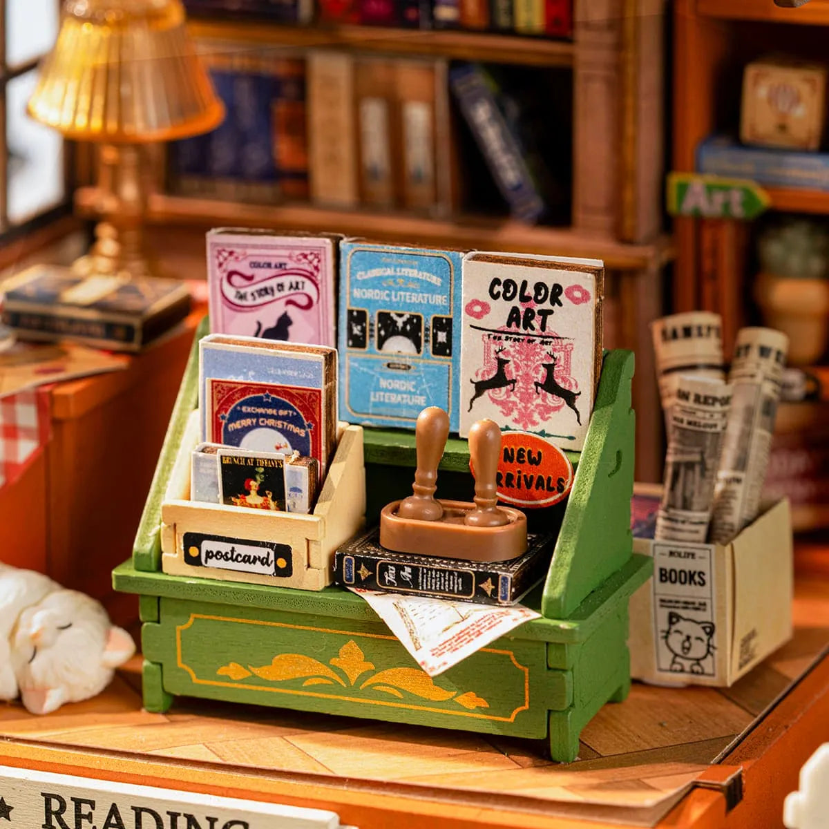 The Muse Bookshop - DIY Miniature House Kit