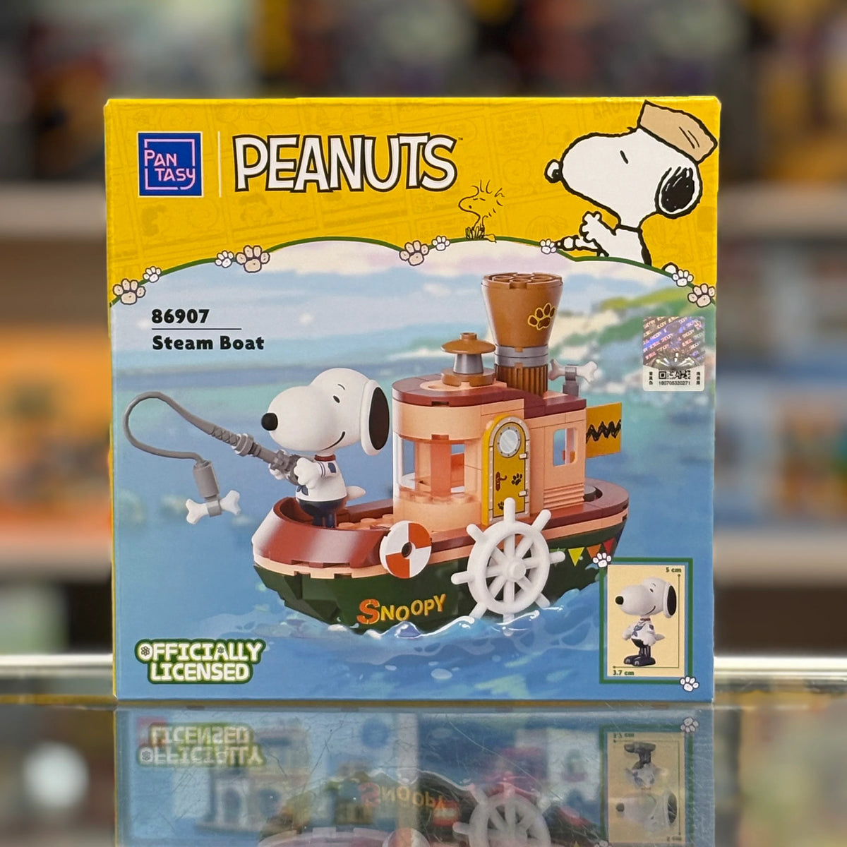 Snoopy Where We Go - Steam Boat - Building Brick Set
