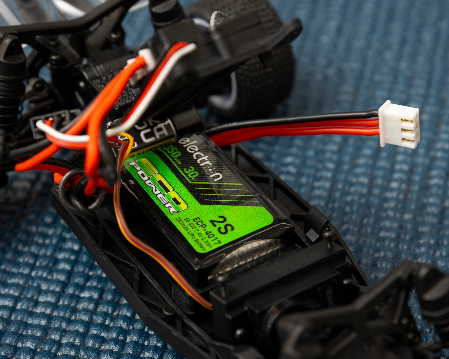"Electron" 2S 30C LiPo Battery w/PH2.0 Connector (7.4V/350mAh) (Losi® Micro-B™)