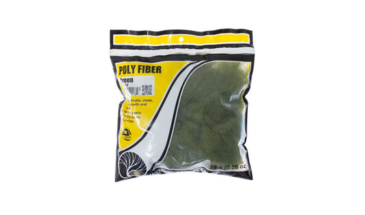 Poly Fiber Bag, Green/16g
