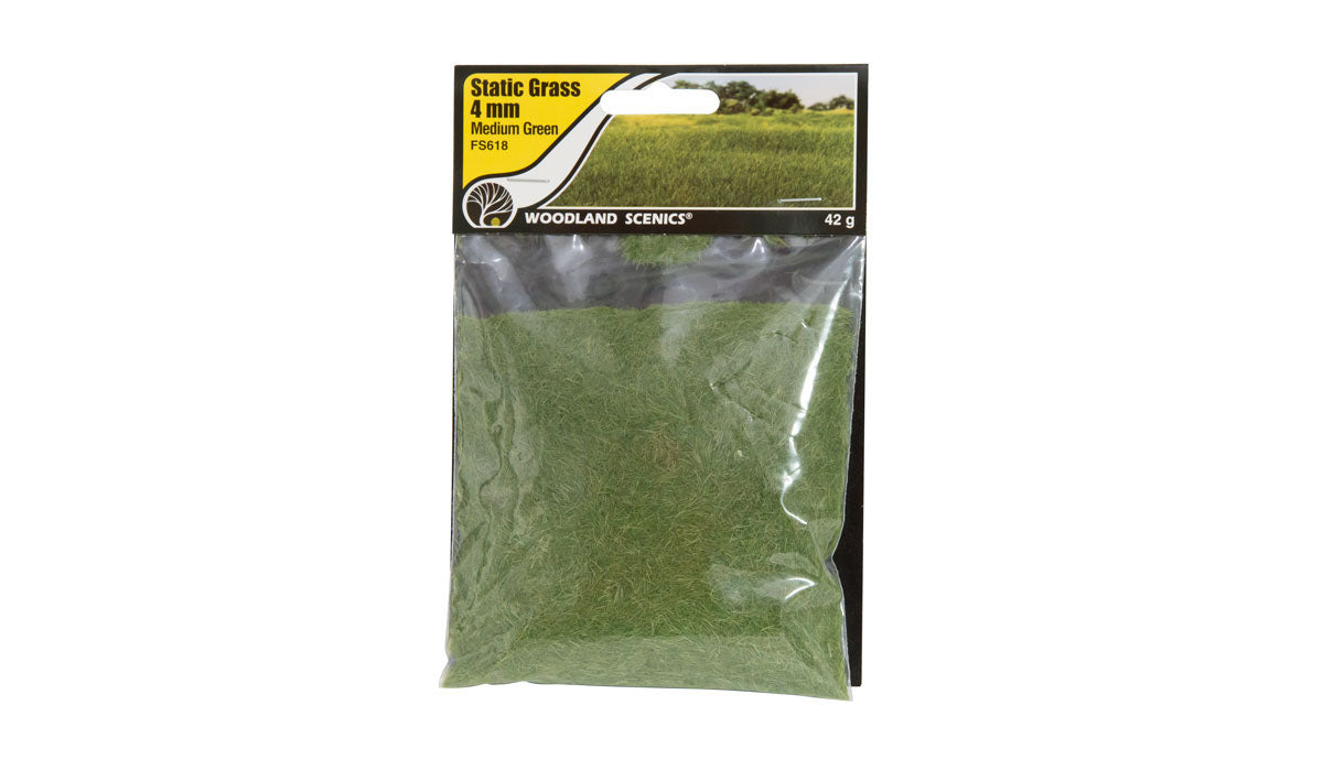 Medium Green Static Grass (4mm) (42g)