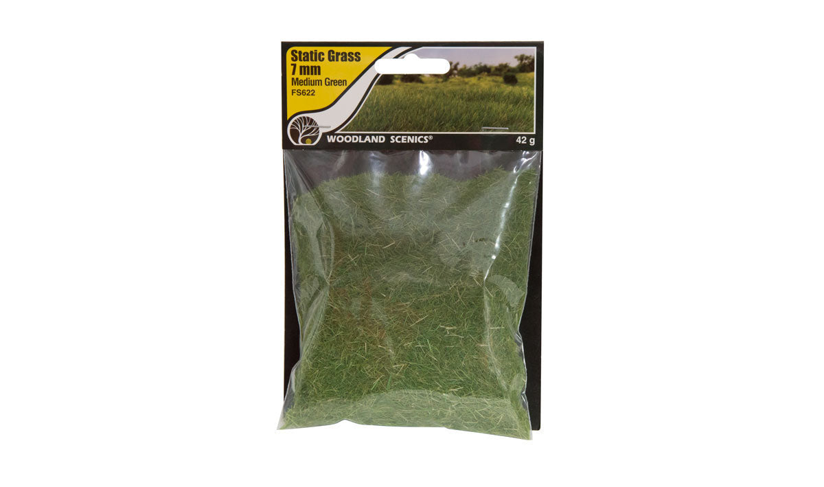 Medium Green Static Grass (7mm) (42g)
