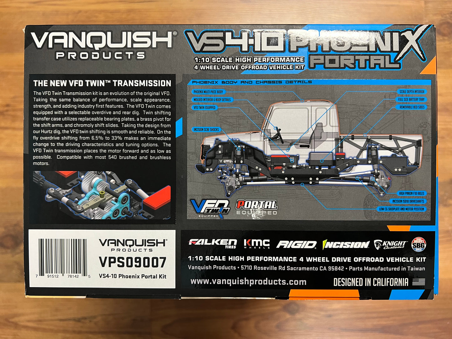 Vanquish VS4-10 Phoenix Portal Axle Rock Crawler Kit