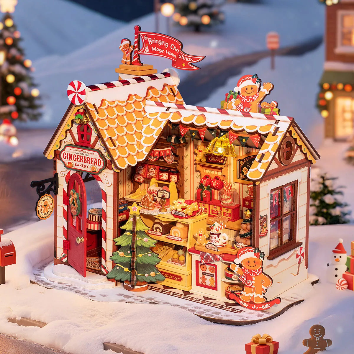 Gingerbread House - DIY Miniature House Kit