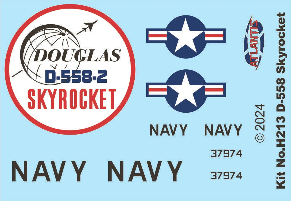 1/54 Douglas D-558-2 Skyrocket Model Kit