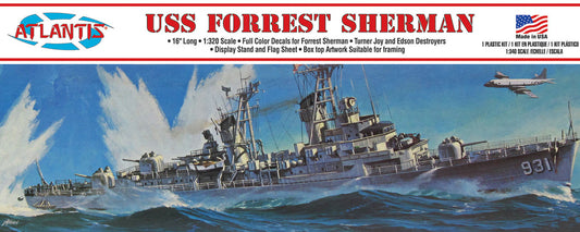 1:320 USS Forrest Sherman (DD-931) Destroyer