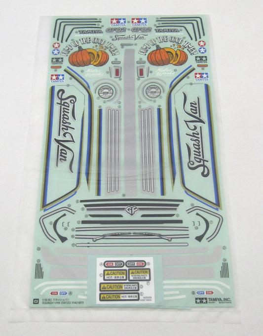 Squash Van Decals/Stickers