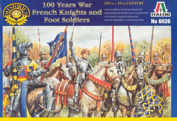 1:72 FRENCH WARRIORS (100 YEARS WAR)