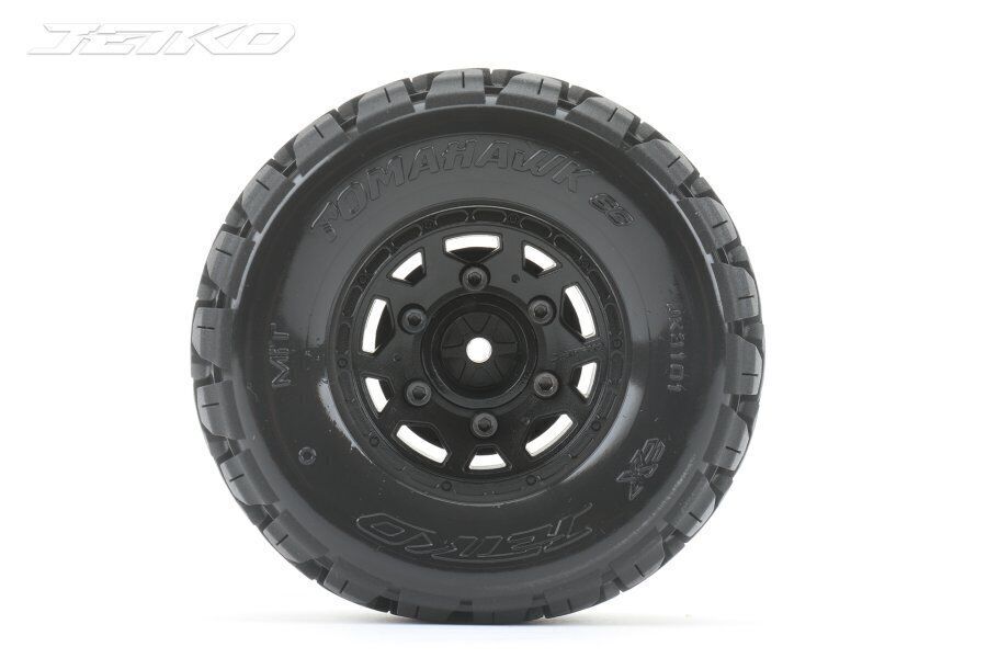 1/10 SC EX-TOMAHAWK Tires - Pre-Mounted (2pcs)