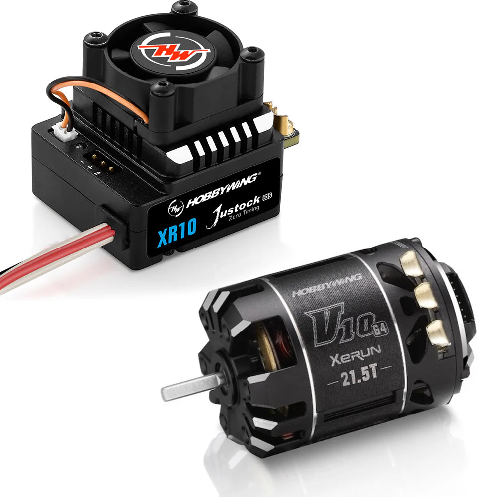Xerun XR10 Justock G3S, JS2 10.5T G2.1 Motor Combo