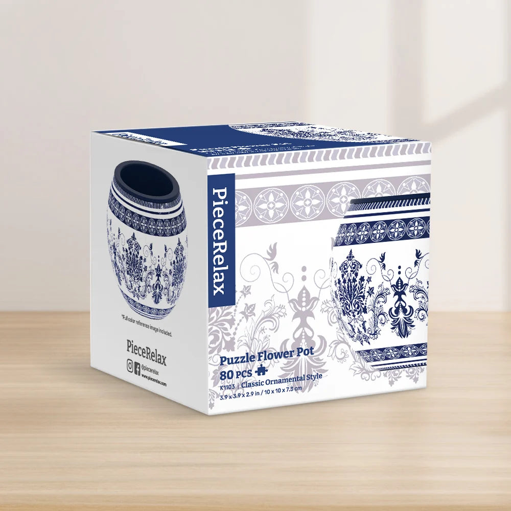 Classic Ornamental Style - Puzzle Pot