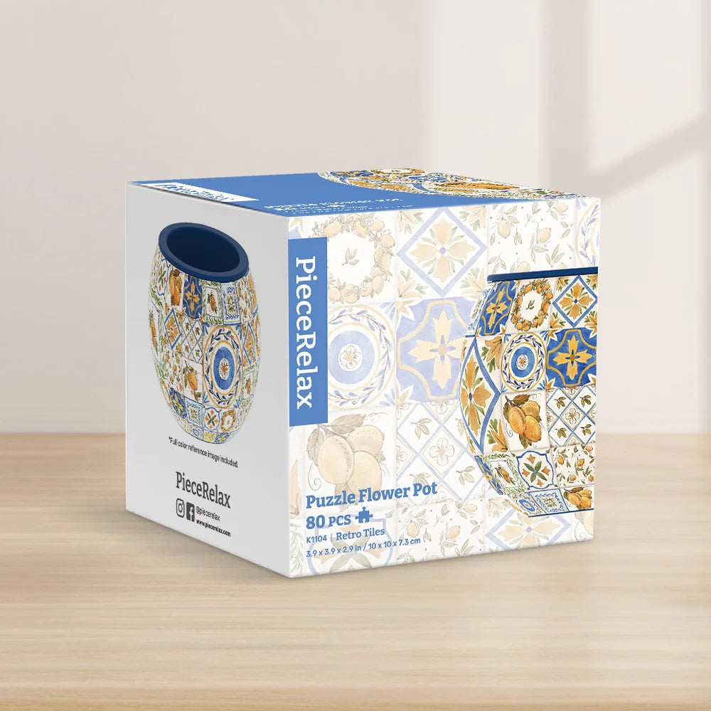 Retro Tiles - Puzzle Pot